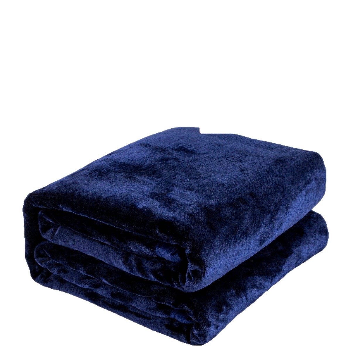 New 500g Simple Double-Sided Thickeneded Technology Warm Velvet Blanket Dormitory Lunch Break Blanket Single and Double Bed Home Blanket