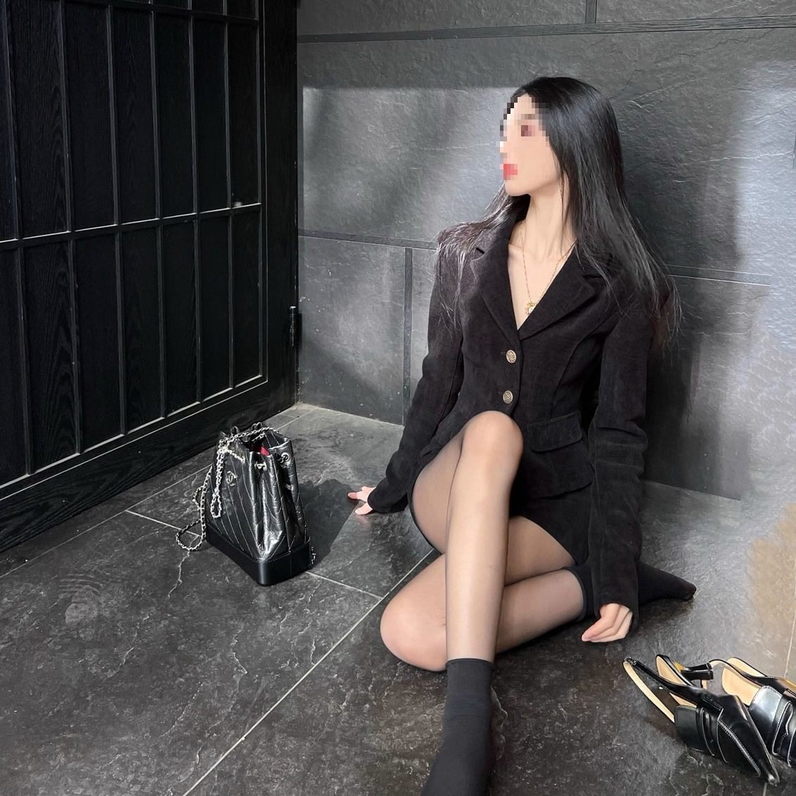 Pure Lust Style Slimming Suit for Women, Spring & Fall High-End Suit Jacket, Feminine Slimming Look Skirt Two-Piece Set