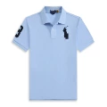 Polo sky blue big black label