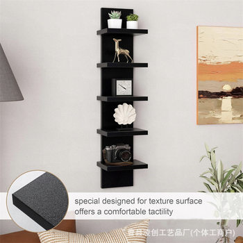 Cross-Border Wall-Mounted Storage Rack Multi-Layer Simple Home Wall Hanging Modern Living Room Bedroom Wall Wardrobe Flower Pot