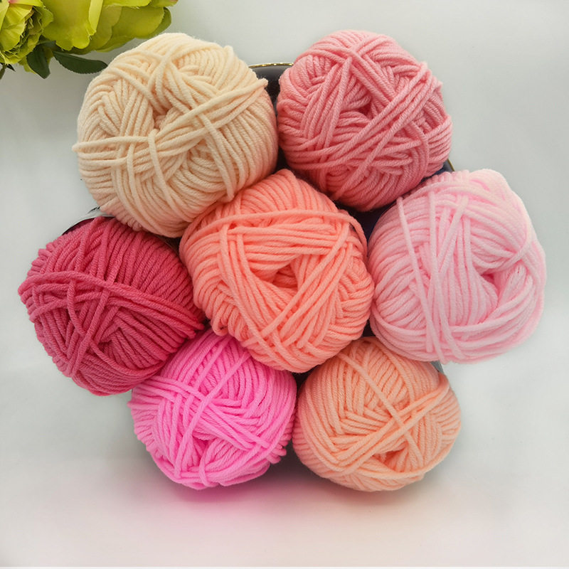 Wool five-strand milk cotton wholesale milk cotton five-strand Tang five-strand milk cotton hand-woven wool ball