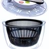 Press-Type Salad Spinner, Vegetable Washing Basin, Dehydration, Vegetable Washing and Draining Basket, Household Coffee Table, Fruit Plate Artifact