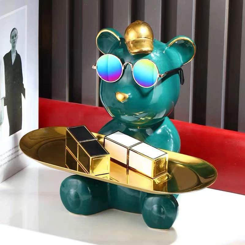 Nordic ins Plate Stainless Steel Oval Plate Golden Tray Western Dim Sum Jewelry Storage Metal Plate Cross-Border