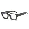 2025 Square Frame Thick Edge Glasses Frame European and American Fashion Ins Glasses Cross-Border Retro Trendy Anti-Blue Light Flat Glasses