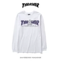 Cm824 long sleeve white purple