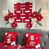 Wedding supplies wedding pleated flower living room wedding decoration crepe paper flower wedding room layout suit flower paper art flower