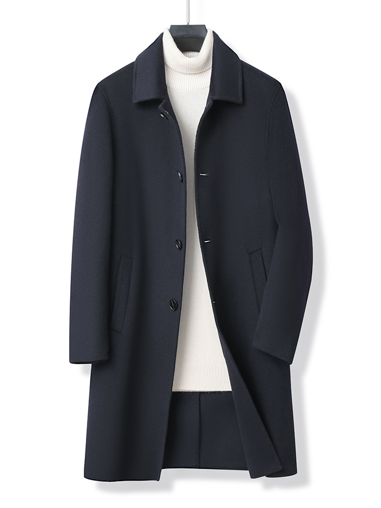 Áo Khoác Nam Kín Cổ Hàng Mùa Xuân Thu Đông