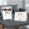 Glass photo frame table certificate of honor certificate mounted painting frame creative crystal table large size wholesale A4