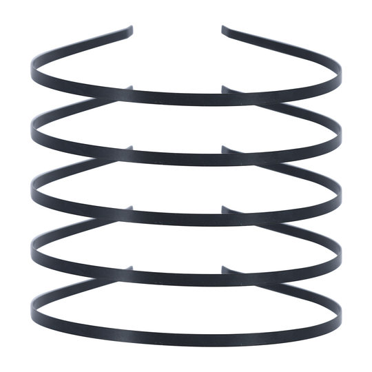 5MM electrophoresis black metal bare blank headband low with semi-finished handmade hair accessories wholesale diy super