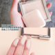 Pipl Small Silver Block Box Makeup Powder Cake Touch-Up Makeup Concealer Dry and Wet Dual-Use Oil Control Non-Stuck Powder Non-Removing Makeup Cross-Border