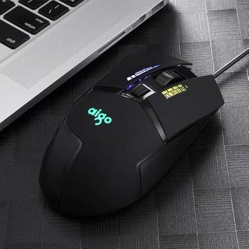 Patriot Q826 Gaming Mouse with USB Interface, Wired, 6D, Colorful Backlight, E-Sports Mechanical, for Home and Office Use