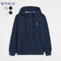 Zipper style-navy blue light blue label