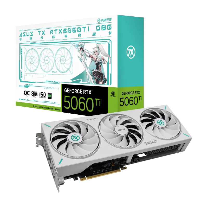 Видеокарта Asus Tianxuan TX GeForce RTX5060TI O8G подходит для настольных компьютерных игр