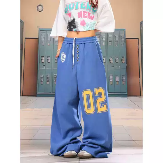 Cross-Border Fashion 2026 Autumn New Style Loose-Fitting 2026 Spring and Autumn Sports Pants Casual Sweatpants Long Pants Trendy Brand
