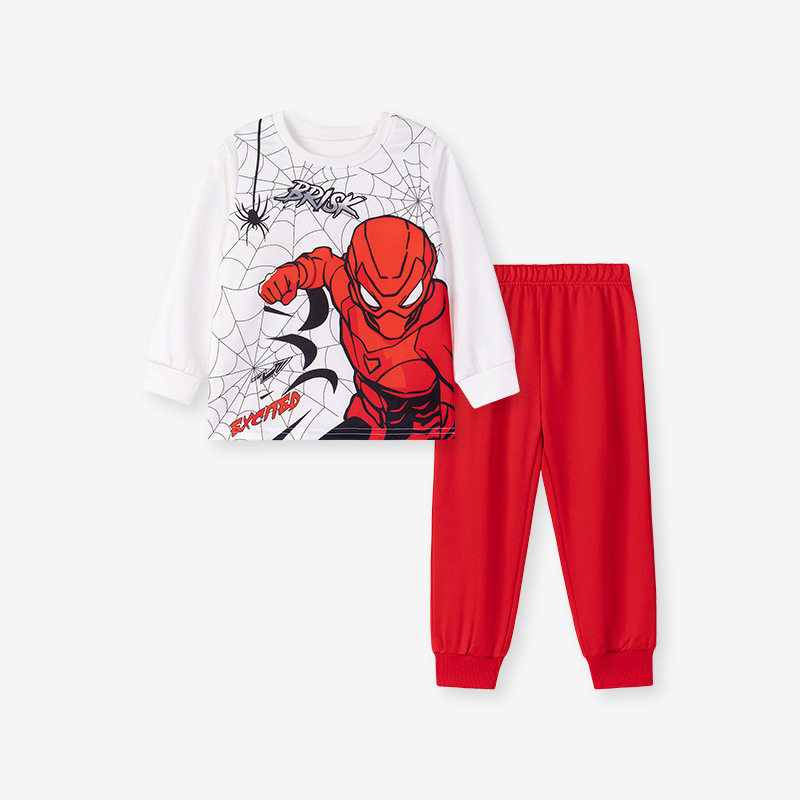 Ensemble garçon manche longue automne, tenue enfant mode, tenue araignée stylée