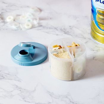 Portable Baby Milk Powder Box, Household Food Supplement Sealed Box, Moisture-Proof Storage Box for Outings, Divided Milk Powder Storage Box