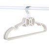 Non-Slip Seamless Clothes Hanger Bow Clothes Hanger Creative Clothes Hanging Dry and Wet Plastic Student Dormitory Home Clothes Hanging