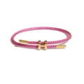 Dark pink wire rope