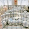 Four-Piece Set of Class a Maternal and Infant Grade Accessible Luxury High-End Small Fresh Pure Cotton Three-Piece Set 60 Bed Bed Sheetss and Quilt Covers Wholesale