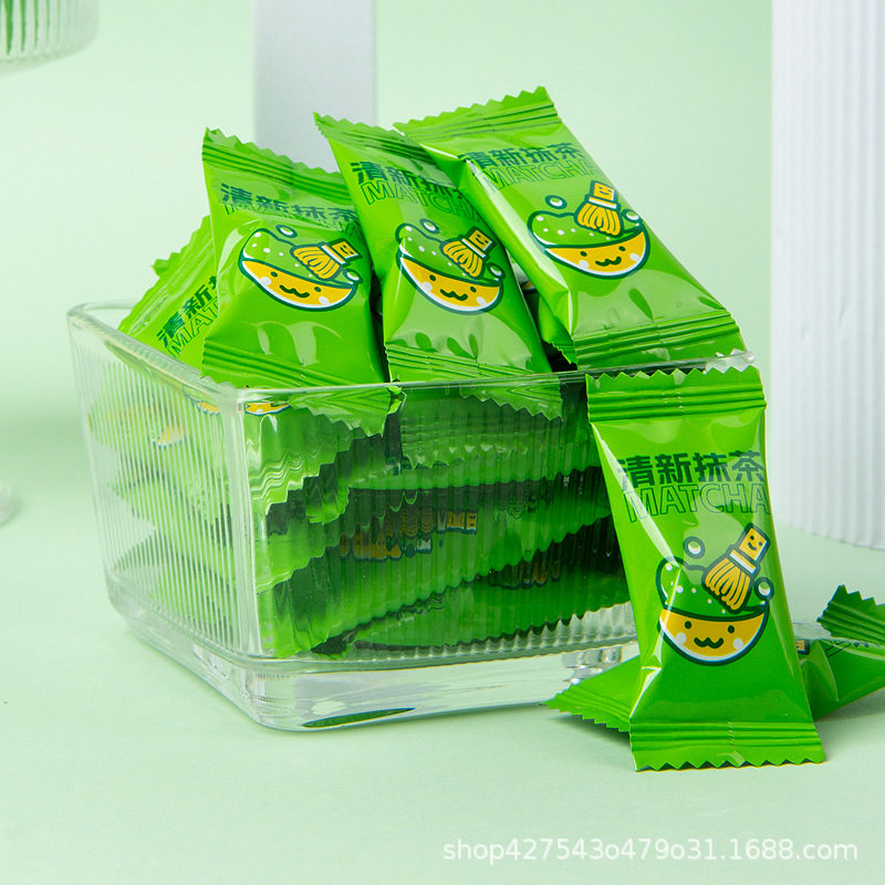 New Year's goods online celebrity matcha candy milk candy milk slices soft candy high-looking wedding candy casual snack reception candy