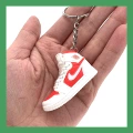 1 White orange (single key ring)