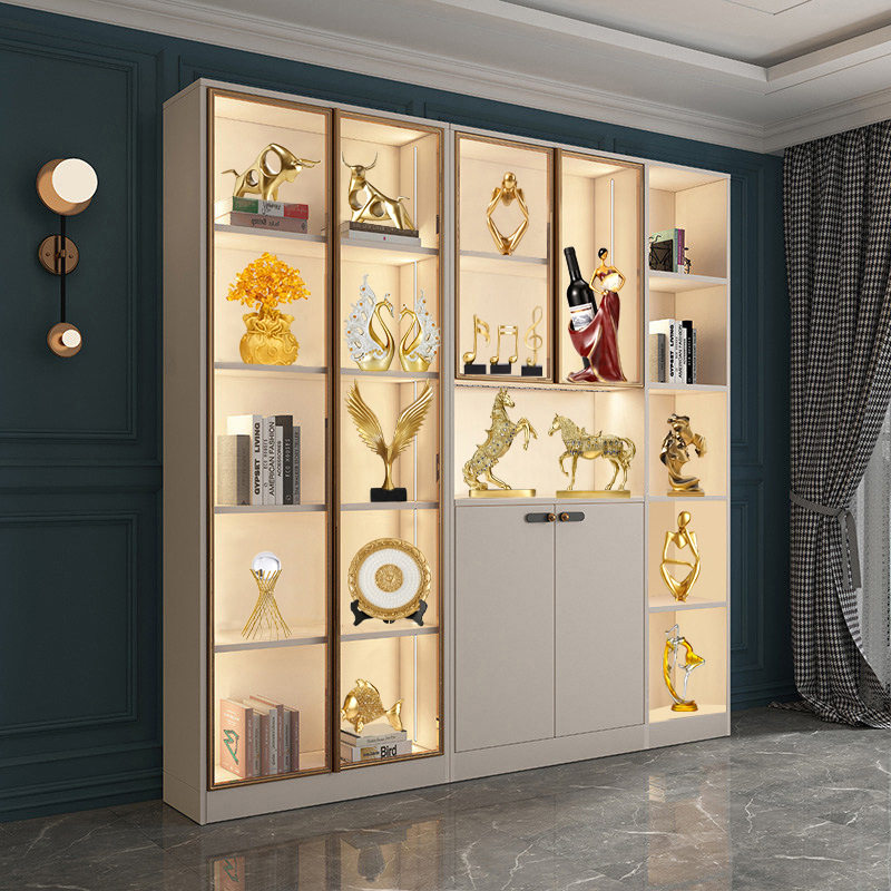 新しい中国製ハイエンドワインキャビネット装飾、サイドキャビネ...