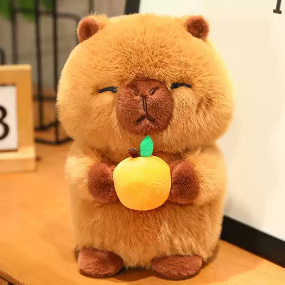 Net red explosion kapibala doll doll capybara plush toy creative doll birthday birthday gift wholesale
