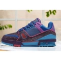Donkey brand with diamonds blue purple brown