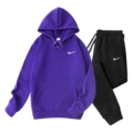 Purple blue + white label