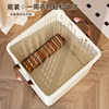 Dirty Clothes Basket Household Foldableable Dirty Clothes Basket Large Capacity Sandwich Bathroom Bathroom Dirty Clothes Laundry Storage Basket