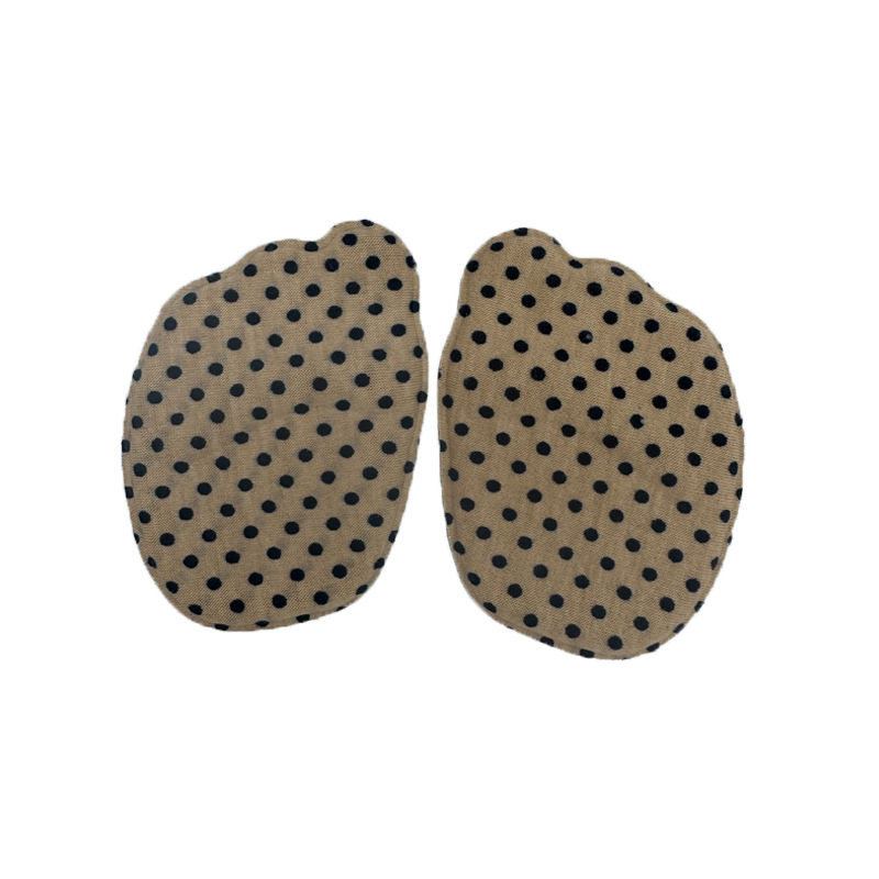 Wholesale men's leather shoes sweat absorbent breathable forefoot pad sneaker half size pad high heels anti-pain shock absorption forefoot pad