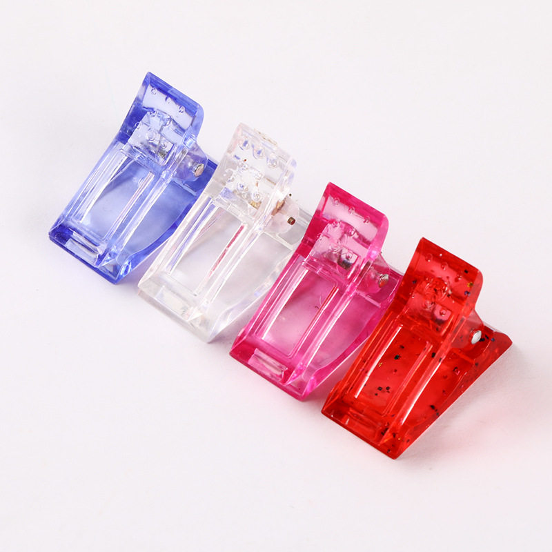 Nail Crystal clip extension clip Crystal extension glue nail mold fixing clip extension glue set clip spot wholesale