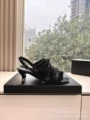 Black sandals 5cm