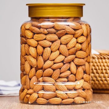 Almond Kernels 0.5kg American Large Almond Original Nut Snacks for Pregnant Women 500g Almond Dried Fruit Group Wood Packaging