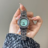 CHALAEL/Snow Nautilus Star Moon Series High Luxury Tifu Blue Women's Watch All-match Quartz Watch for Women