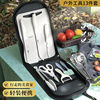 Spot wholesale outdoor camping kitchenware knife set stainless steel camping equipment outdoor storage bag combination set
