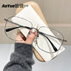 6688 New Titanium Large Frame Anti-blue Glasses Trendy Multilateral Glasses Frame Ins Style Men's Myopia Glasses