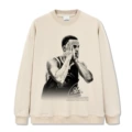 Apricot crew neck sweatshirt