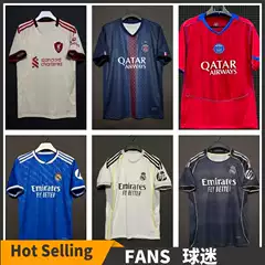 2627 League Fans Real Madrid Mbappe Barcelona Yarmar # 10 Premier League Adult Football Jerseys with Numbers Printed and Free Shipping