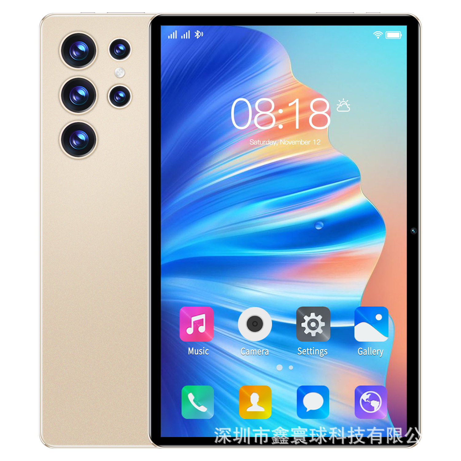 2023跨境10.1寸平板电脑全面屏安卓十核智能4G全网通源头厂家直销