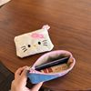 Cute Kitty Coin Purse Mini Key Bag Card Bag Student Carry-on Earphones Lipstick Storage Small Bag