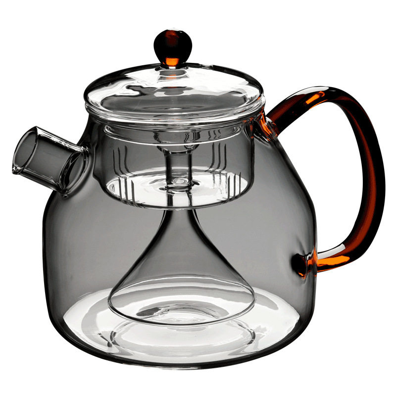 Large Capacity Heat-Resistant Health Glass Tea Brewing Pot for Home Use, Suitable for Electric Ceramic Stoves, Water Boiling and Tea Steaming Device