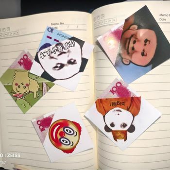 Bookmark Kill 100 Bookmark Longtu Big Head Clown Usaqi Bookmark Hundred Yuan Bookmark Peripheral Niche Abstract