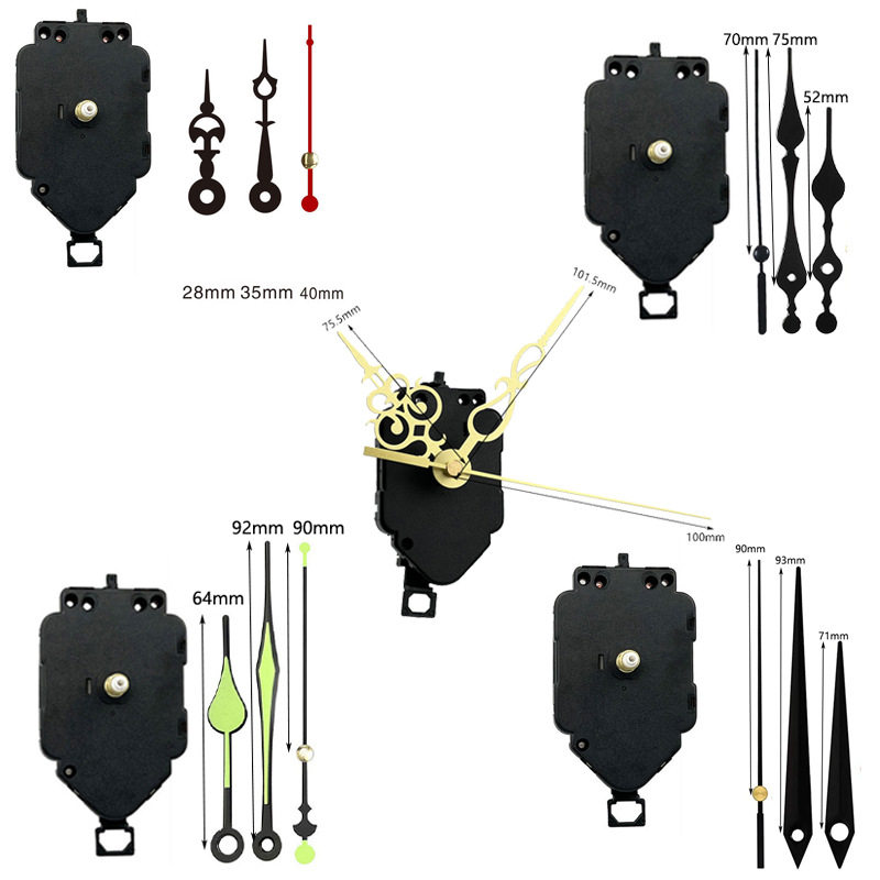 EBAY + Amazon Best Selling Mute 6168 Swing Wall Clock Movement DIY Pendulum Clock Accessories Home Maintenance Movement