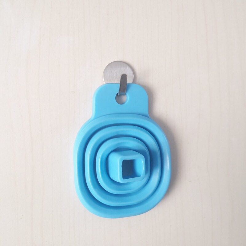 Mini Stainless Steel Small Sticky Hook Extra Small Metal Hook Dormitory Traceless Small Hook Round Small Sticky Hook 5 Ginger Tea