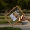 A4 Creative Photo Frame Table Stereo Hollow 6-Inch 7-Punch-Free Double-Sided Glass Plant Specimen Frame Picture Frame