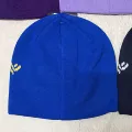 Royal blue-yellow label
