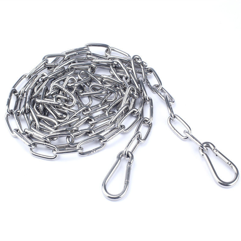Stainless Steel Clothesline Windproof Rustproof Thickened Drying Rope Clothes Drying Rack Steel Wire Rope Iron Chain