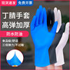 Wholesale 9/12 Acid and Alkali-proof Nitrile Gloves Oil-proof Food Grade Disposable Ding Qing Gloves nitrile gloves