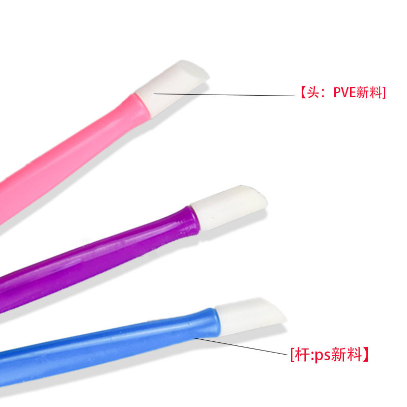 Nail art tool dead skin push push sticker stick nail art dead skin to old skin plastic handle spot wholesale